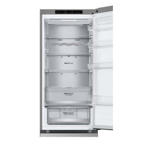 LG GBV7280CPY Frigorifero combinato, Classe C, 387L, Fresh Converter, Porte piatte,Argento