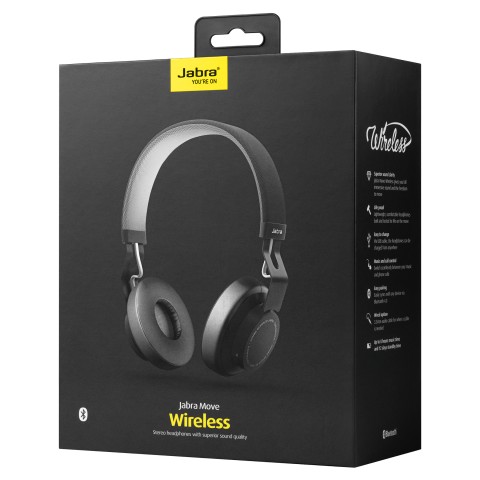 Jabra Move Auricolare Con cavo e senza cavo A Padiglione Musica e Chiamate Micro-USB Bluetooth Nero