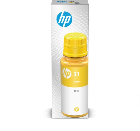 HP 31 70-ml Yellow Original Ink Bottle Originale