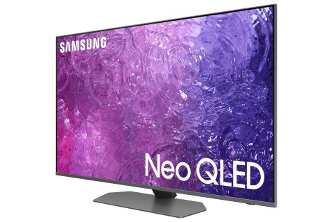 Samsung Series 9 TV QE43QN90CATXZT Neo QLED 4K, Smart TV 43" Processore Neural Quantum 4K, Dolby Atmos e OTS Lite, Carbon Silver 2023