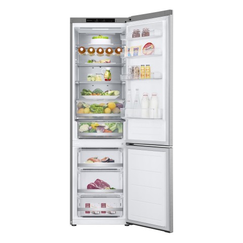 LG GBV7280DEV Frigorifero combinato, Classe A, 387L, Door & Linear Cooling, Fresh Converter & Balancer, Metal Sorbet