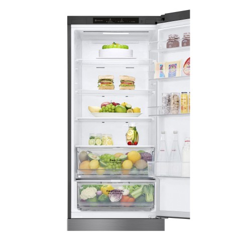 LG GBP62PZNAC Frigorifero combinato, Classe A, 384L, Fresh Converter, No frost, Inox