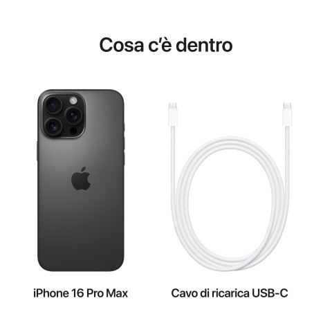 Apple iPhone 16 Pro Max 512GB Titanio Nero