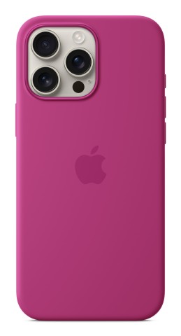 Apple Custodia MagSafe in silicone per iPhone 16 Pro Max - Fucsia