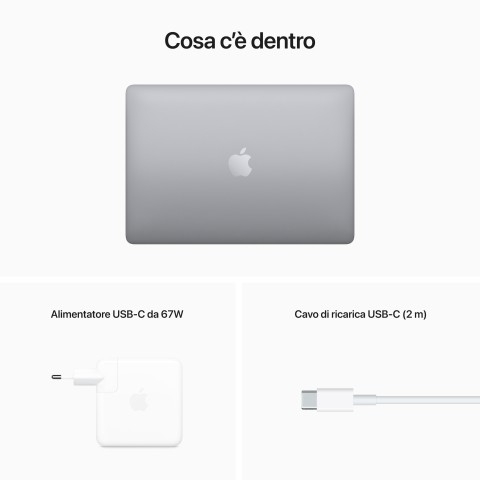 Apple MacBook Pro 13" M2 8-core CPU 10-core GPU 256GB SSD - Grigio siderale