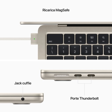 Apple MacBook Air 13" M2 8-core CPU 8-core GPU 256GB Galassia