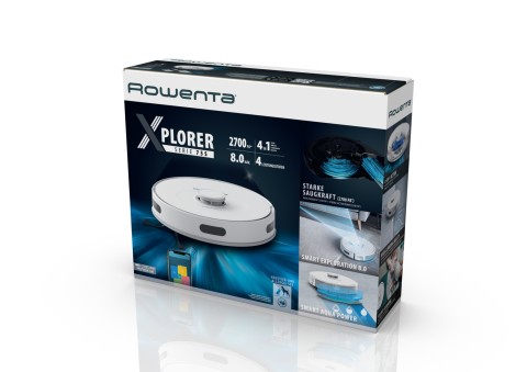 Rowenta X-Plorer RR8577 aspirapolvere robot Senza sacchetto Bianco