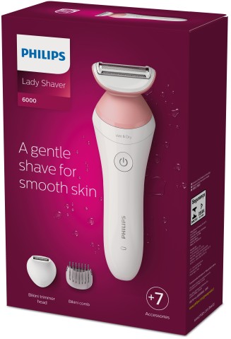 Philips 6000 series Lady Shaver Series 6000 BRL146/00 Rasoio senza filo per utilizzo Wet & Dry