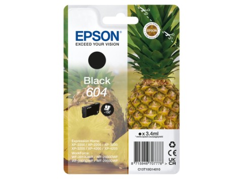 Epson 604 cartuccia d'inchiostro 1 pz Originale Resa standard Nero