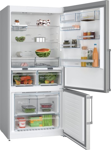 Bosch Serie 6 KGN86AIDR frigorifero con congelatore Libera installazione 631 L D Acciaio inox