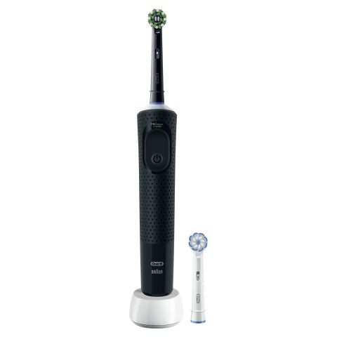 Oral-B Vitality Spazzolino Elettrico Ricaricabile Pro Nero, 2 testine