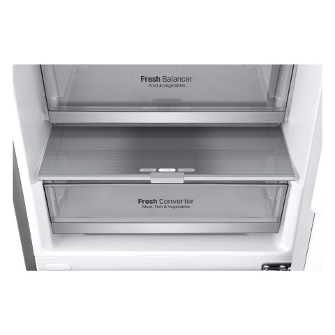 LG GBB72NSUGN frigorifero con congelatore Libera installazione 384 L D Acciaio inox