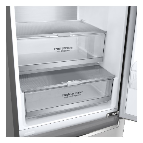 LG GBB72NSUGN frigorifero con congelatore Libera installazione 384 L D Acciaio inox