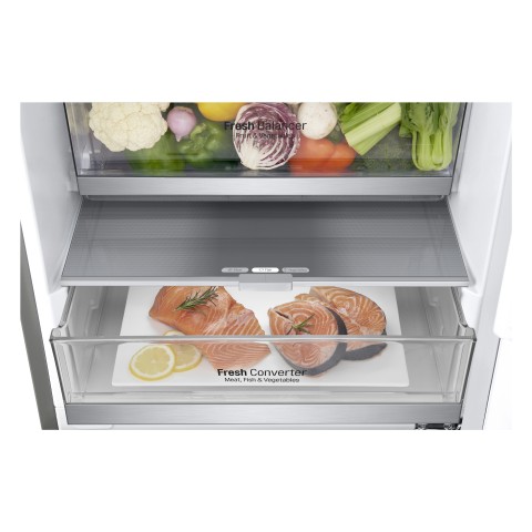 LG GBB72NSUGN frigorifero con congelatore Libera installazione 384 L D Acciaio inox