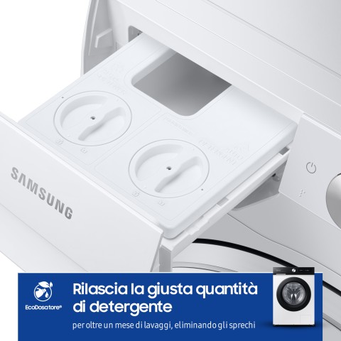 Samsung WW11BB534DAE lavatrice Caricamento frontale 11 kg 1400 Giri/min Nero, Bianco