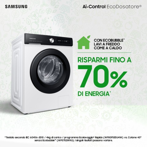 Samsung WW11BB534DAE lavatrice Caricamento frontale 11 kg 1400 Giri/min Nero, Bianco