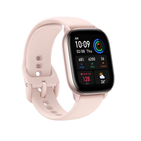 Amazfit GTS 4 mini 4,19 cm (1.65") AMOLED Digitale 336 x 384 Pixel Touch screen Rosa GPS (satellitare)