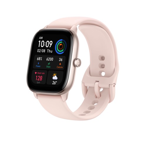 Amazfit GTS 4 mini 4,19 cm (1.65") AMOLED Digitale 336 x 384 Pixel Touch screen Rosa GPS (satellitare)