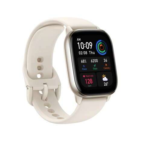 Amazfit GTS 4 mini 4,19 cm (1.65") AMOLED Digitale 336 x 384 Pixel Touch screen Bianco GPS (satellitare)