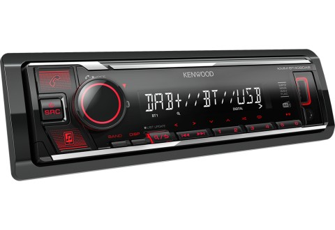 Kenwood Electronics KMM-BT408DAB Ricevitore multimediale per auto Nero 88 W Bluetooth