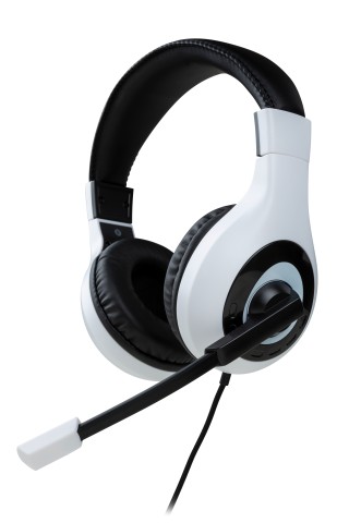 Bigben Interactive Wired Stereo Gaming Headset V1 Cuffie Cablato A Padiglione Giocare Nero, Bianco