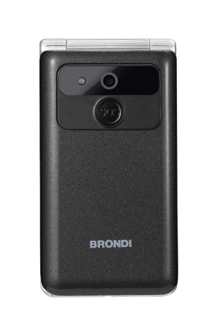 Brondi Amico Prezioso 4,5 cm (1.77") Nero, Metallico Telefono cellulare basico