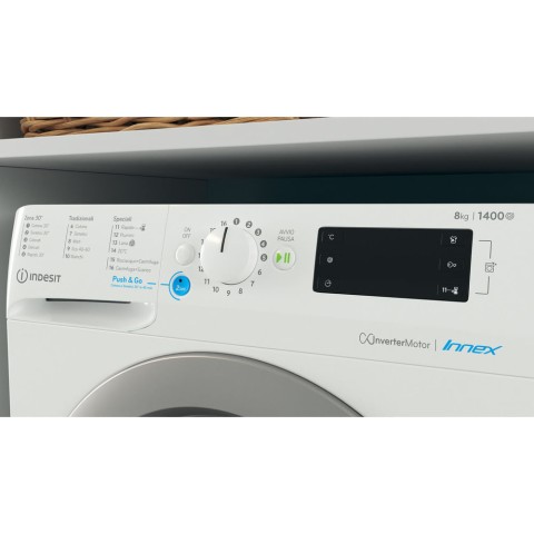 Indesit Innex Lavatrice a libera installazione BWE 81486X WS IT - BWE 81486X WS IT