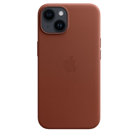 Apple Custodia iPhone 14 in Pelle - Terra d'ombra