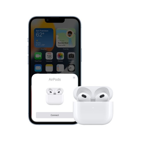 Apple AirPods (terza generazione) con custodia di ricarica lightning