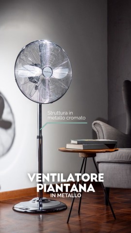 Innoliving INN-522 ventilatore Cromo