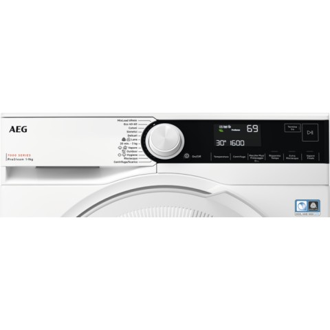 AEG LR7D96CW lavatrice Caricamento frontale 9 kg 1551 Giri/min Bianco