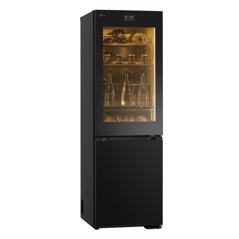 LG MoodUP GBG7190CEV Frigo combinato InstaView, Classe C, 349L, Nero