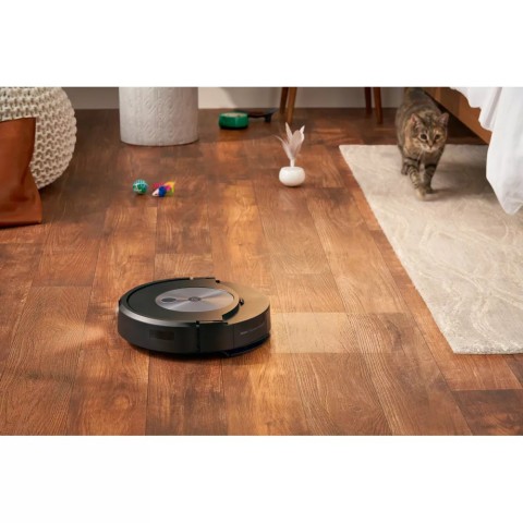 iRobot Roomba Combo j7+ aspirapolvere robot Sacchetto per la polvere Nero, Acciaio inox