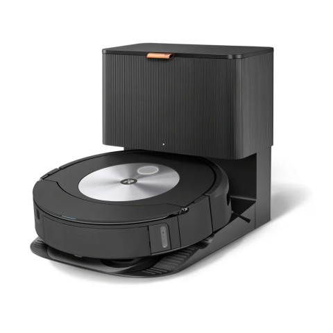 iRobot Roomba Combo j7+ aspirapolvere robot Sacchetto per la polvere Nero, Acciaio inox