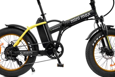 Argento e-Mobility MiniMax Nero, Giallo Alluminio Taglia unica 50,8 cm (20") 26 kg Ioni di Litio