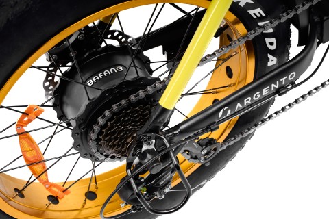 Argento e-Mobility MiniMax Nero, Giallo Alluminio Taglia unica 50,8 cm (20") 26 kg Ioni di Litio