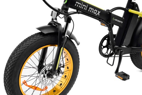 Argento e-Mobility MiniMax Nero, Giallo Alluminio Taglia unica 50,8 cm (20") 26 kg Ioni di Litio