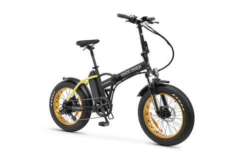 Argento e-Mobility MiniMax Nero, Giallo Alluminio Taglia unica 50,8 cm (20") 26 kg Ioni di Litio