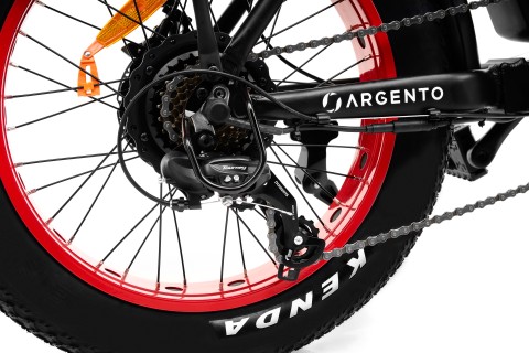 Argento e-Mobility MiniMax GT Grigio, Rosso Alluminio Taglia unica 50,8 cm (20") 26,7 kg Ioni di Litio