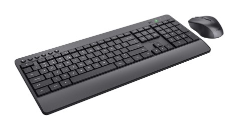 Trust Trezo tastiera Mouse incluso Universale RF Wireless QWERTY Italiano Nero