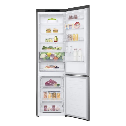 LG GBB62PZJMN Frigorifero combinato, Classe E, 384L, No frost, Inox