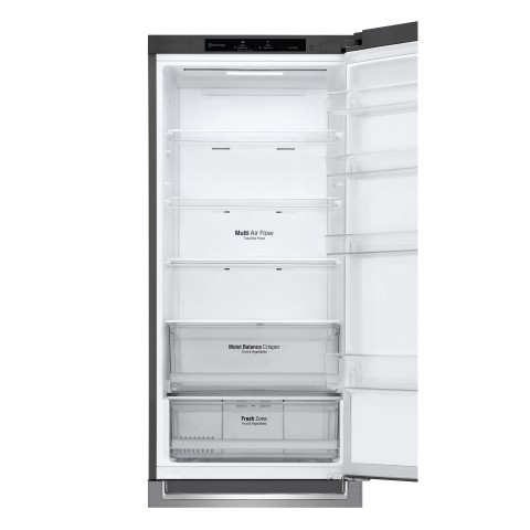 LG GBB62PZJMN Frigorifero combinato, Classe E, 384L, No frost, Inox