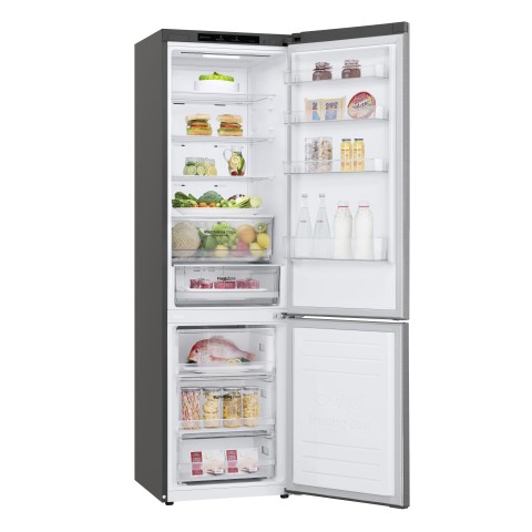 LG GBB62PZJMN Frigorifero combinato, Classe E, 384L, No frost, Inox