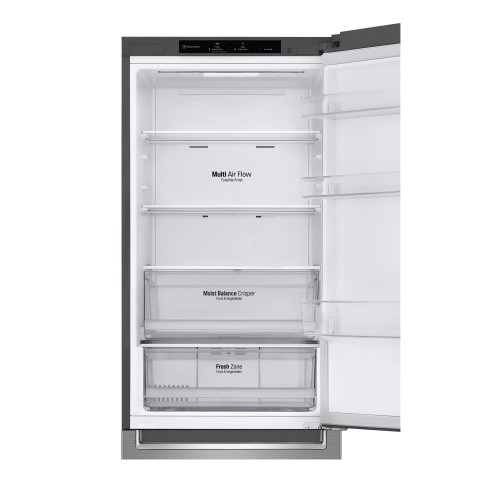 LG GBB61PZJMN Frigorifero combinato, Classe E, 341L, No frost, Inox