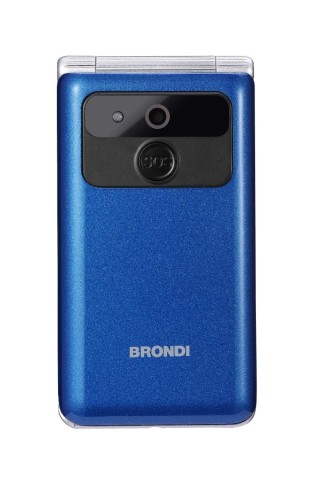 Brondi Amico Prezioso 7,11 cm (2.8") Blu Telefono per anziani