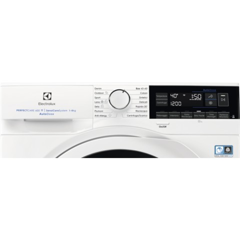 Electrolux EW6F384YQ lavatrice Caricamento frontale 8 kg 1351 Giri/min Bianco