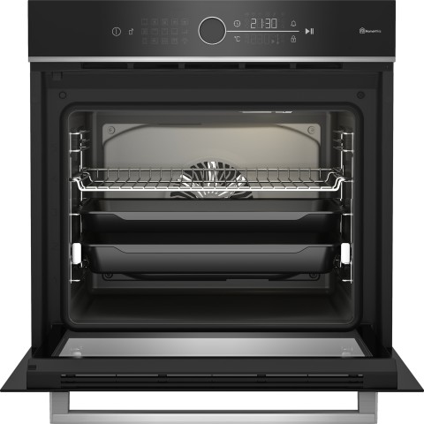 Beko BBIMM13400XCSW 72 L 3400 W A+ Nero, Acciaio inox