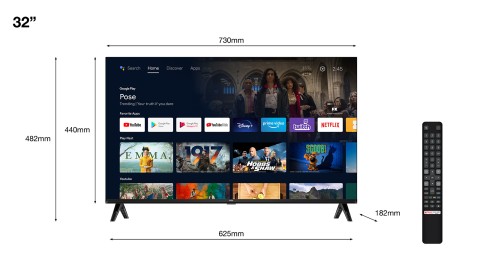 TCL S54 Serie Smart TV Full HD 32" 32S5400AF, HDR 10, Dolby Audio, Multisound, Android TV