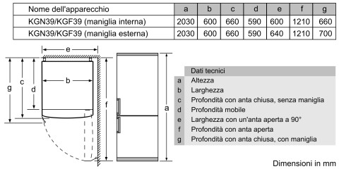 Bosch Serie 4 KGN392LDC frigorifero con congelatore Libera installazione 368 L D Acciaio inox