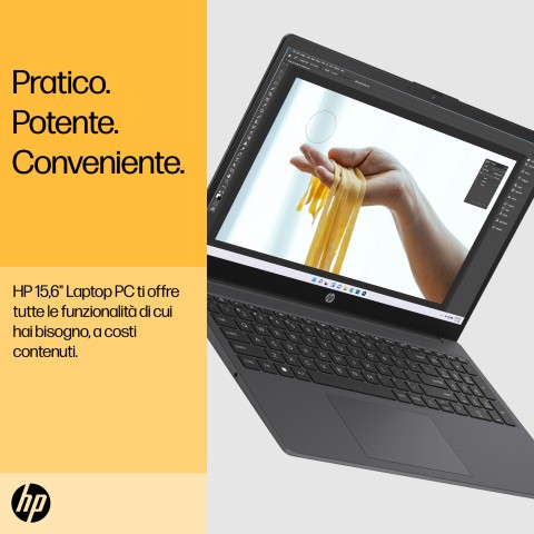 HP 15-fc0047nl AMD Ryzen™ 7 7730U Computer portatile 39,6 cm (15.6") Full HD 16 GB DDR4-SDRAM 512 GB SSD Wi-Fi 6 (802.11ax) Windows 11 Home Argento